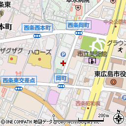もみじ銀行西条支店 ＡＴＭ周辺の地図