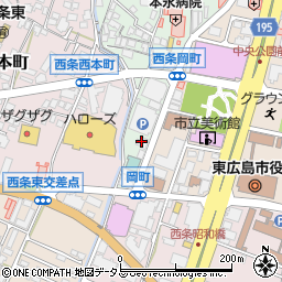 もみじ銀行西条支店周辺の地図