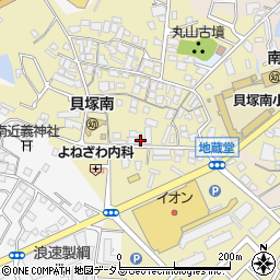 大阪府貝塚市地藏堂243-5周辺の地図