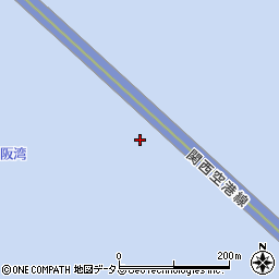 関西国際空港連絡橋周辺の地図