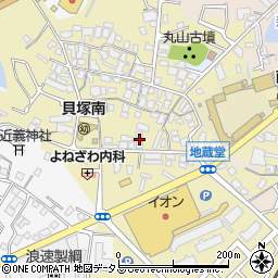 大阪府貝塚市地藏堂244周辺の地図