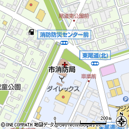 尾道市消防局　警防課周辺の地図