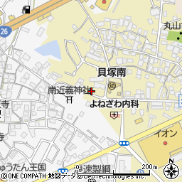 大阪府貝塚市地藏堂122-4周辺の地図