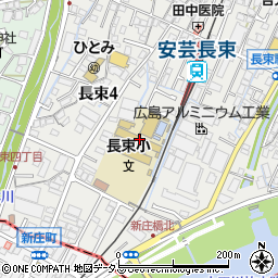広島市立　長束児童館周辺の地図