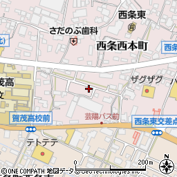 広島県東広島市西条西本町20-6周辺の地図