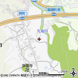 大阪府和泉市岡町周辺の地図
