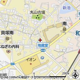 大阪府貝塚市地藏堂314周辺の地図