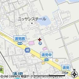 大阪府貝塚市清児574周辺の地図