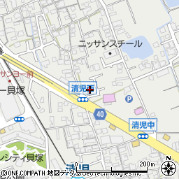 大阪府貝塚市麻生中123周辺の地図