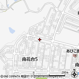 大阪府河内長野市南花台5丁目7-6周辺の地図