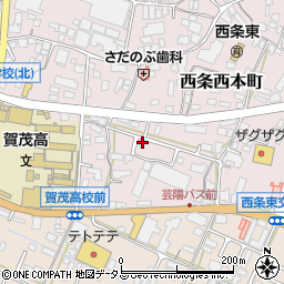 広島県東広島市西条西本町20-19周辺の地図