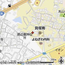 大阪府貝塚市地藏堂125周辺の地図