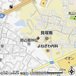 大阪府貝塚市地藏堂125周辺の地図