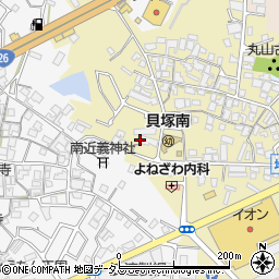 大阪府貝塚市地藏堂125-3周辺の地図