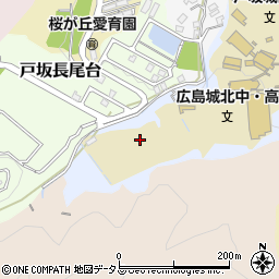 広島県広島市東区戸坂城山町周辺の地図