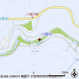 次郎五郎滝周辺の地図
