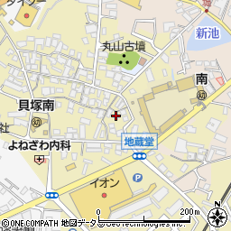 大阪府貝塚市地藏堂248周辺の地図
