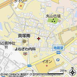大阪府貝塚市地藏堂261周辺の地図