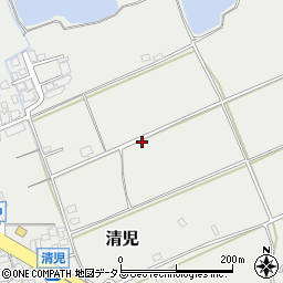 大阪府貝塚市清児277周辺の地図