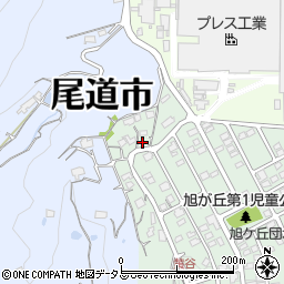 広島県尾道市久保町1017周辺の地図