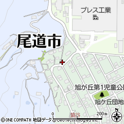 広島県尾道市久保町1021周辺の地図