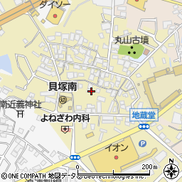 大阪府貝塚市地藏堂264周辺の地図