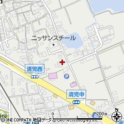 大阪府貝塚市麻生中108周辺の地図