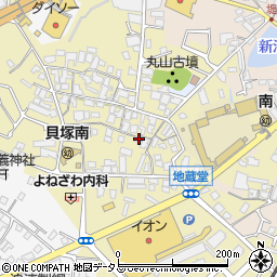 大阪府貝塚市地藏堂254周辺の地図