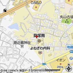 大阪府貝塚市地藏堂146-4周辺の地図