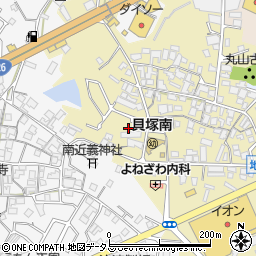 大阪府貝塚市地藏堂144-16周辺の地図