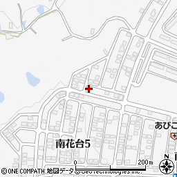大阪府河内長野市南花台5丁目6-8周辺の地図