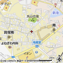 大阪府貝塚市地藏堂1071周辺の地図