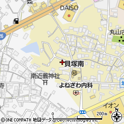 大阪府貝塚市地藏堂144周辺の地図