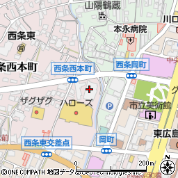 東広島市市民文化センター（アザレアホール）周辺の地図