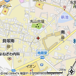 大阪府貝塚市地藏堂285-1周辺の地図