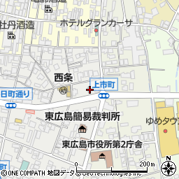 広島県東広島市西条朝日町1470-1周辺の地図