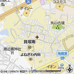 大阪府貝塚市地藏堂270周辺の地図