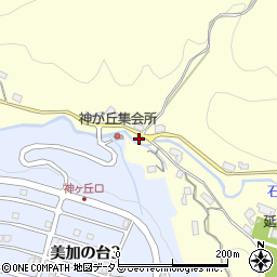 大阪府河内長野市神ガ丘周辺の地図