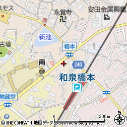 大阪府貝塚市堤35-1周辺の地図