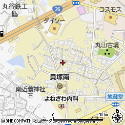 大阪府貝塚市地藏堂225周辺の地図