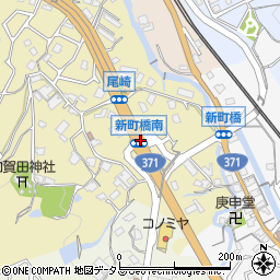 新町橋南周辺の地図