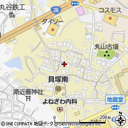 大阪府貝塚市地藏堂226周辺の地図