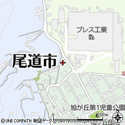広島県尾道市久保町45周辺の地図
