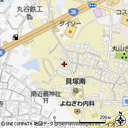 大阪府貝塚市地藏堂214-1周辺の地図