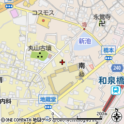 大阪府貝塚市地藏堂294周辺の地図