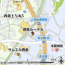 広島県東広島市西条町土与丸1524周辺の地図