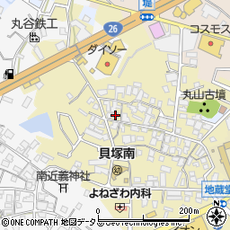 大阪府貝塚市地藏堂220周辺の地図