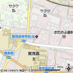 広島県東広島市西条西本町14周辺の地図