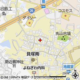 大阪府貝塚市地藏堂230周辺の地図