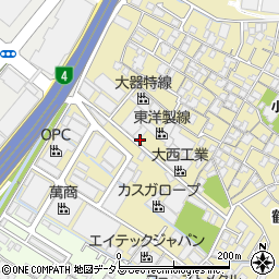 大阪府泉佐野市鶴原3丁目周辺の地図